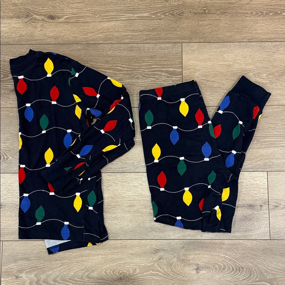 Carters Festive Light Pattern Pajama Set